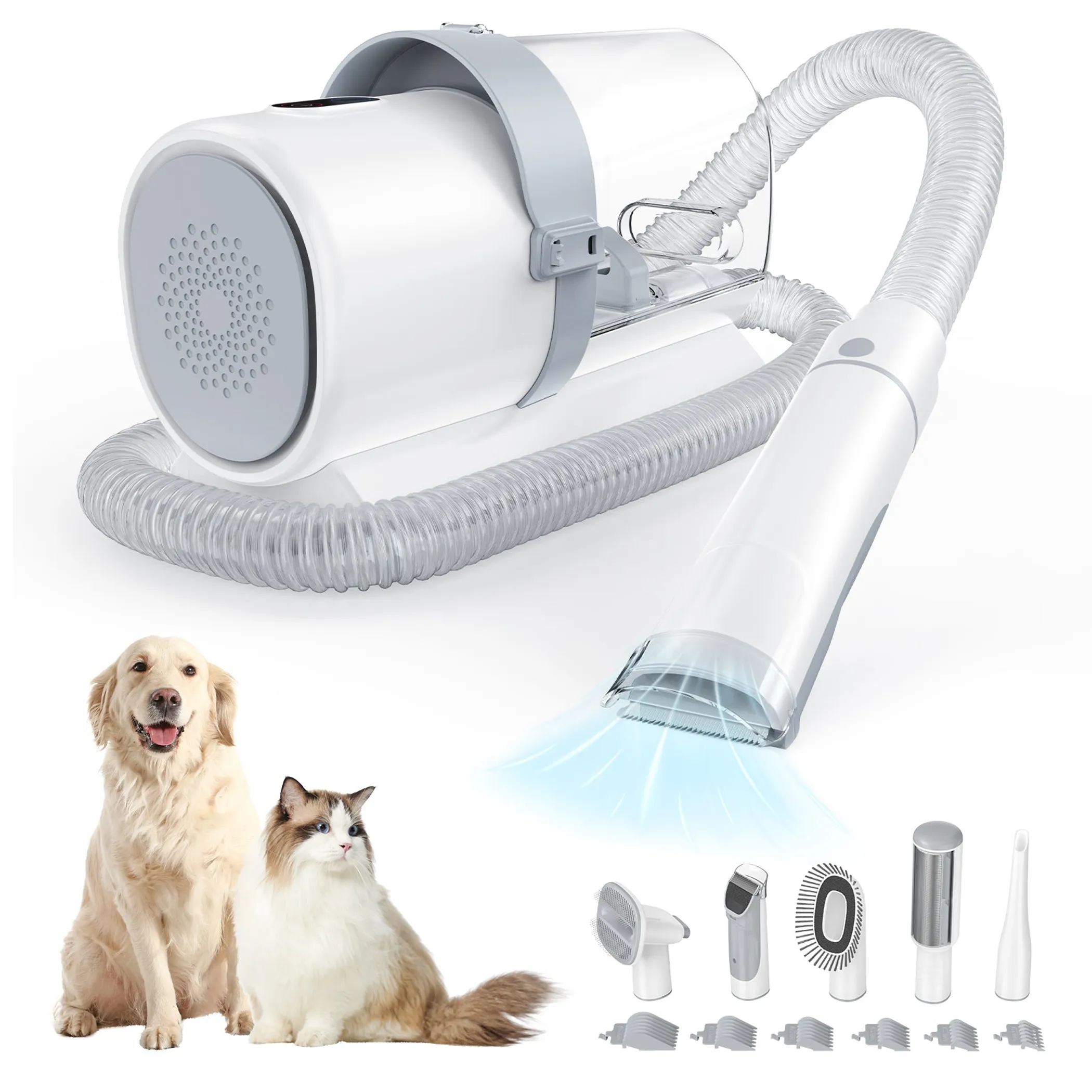Professional Pet Grooming Vacuum & Clipper Kit