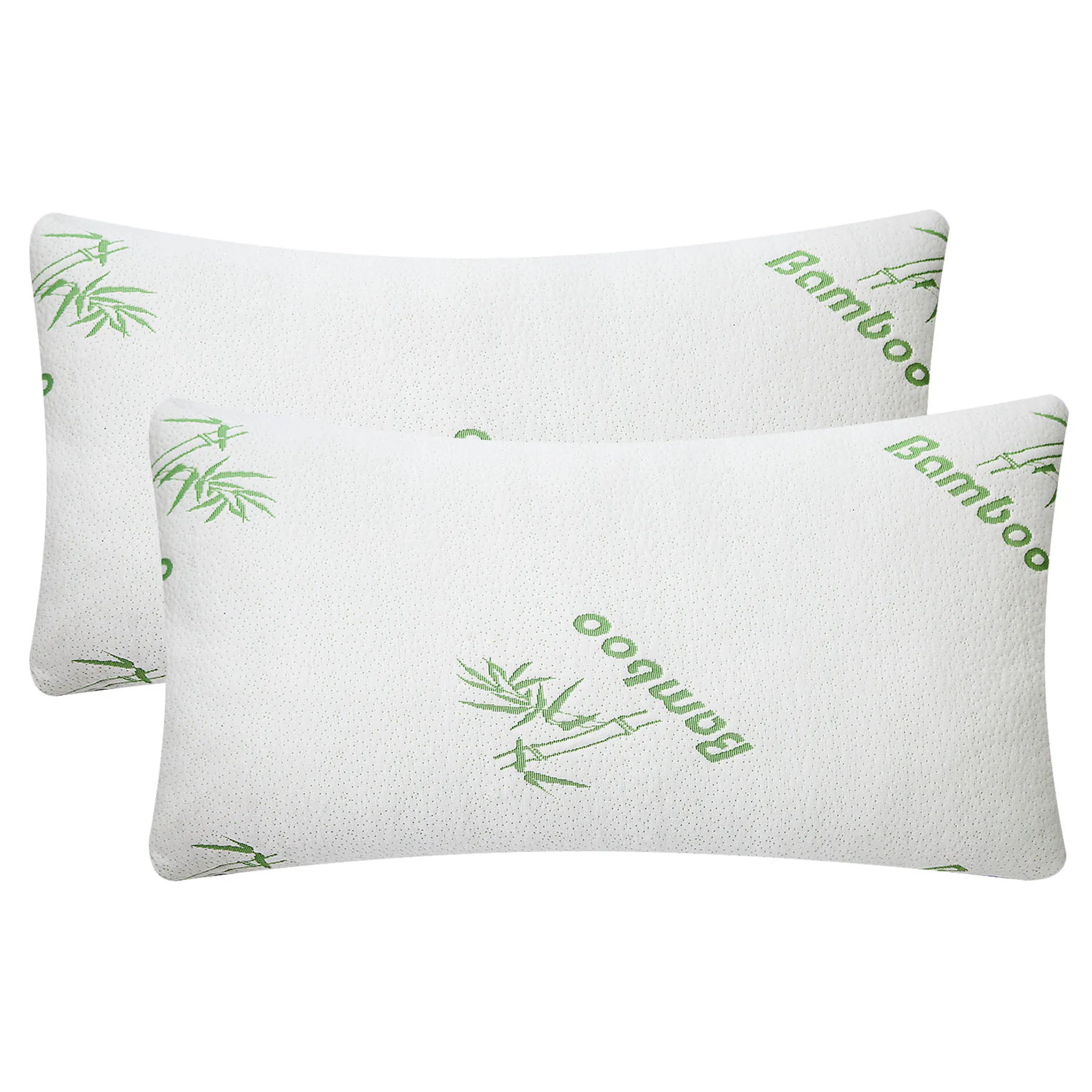 2-Pack Bamboo Memory Foam Pillows