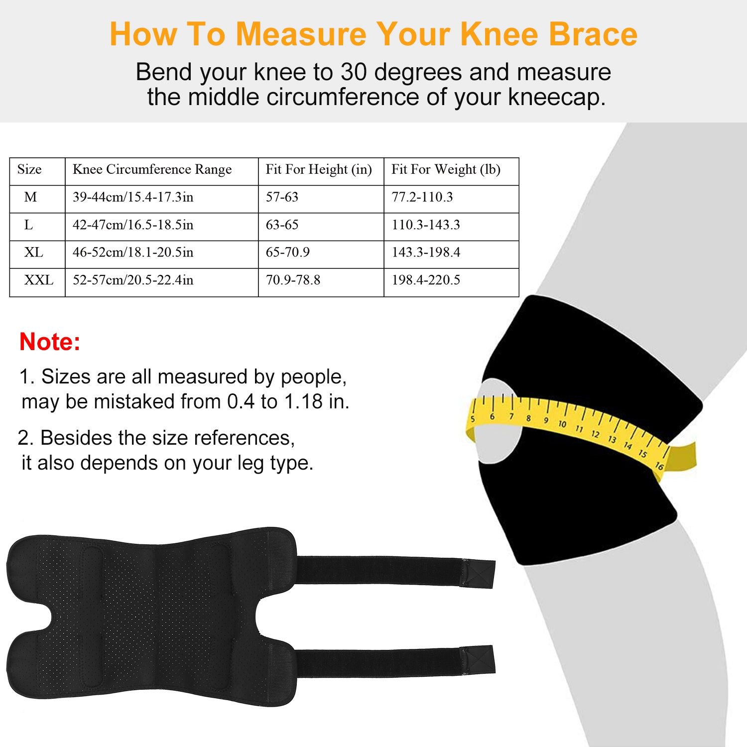 Sport Knee Brace Adjustable Open Patella Knee Support Compression Knee Wrap For Running Climbing Pain Relief Recovery of Injured Knee - Image 2