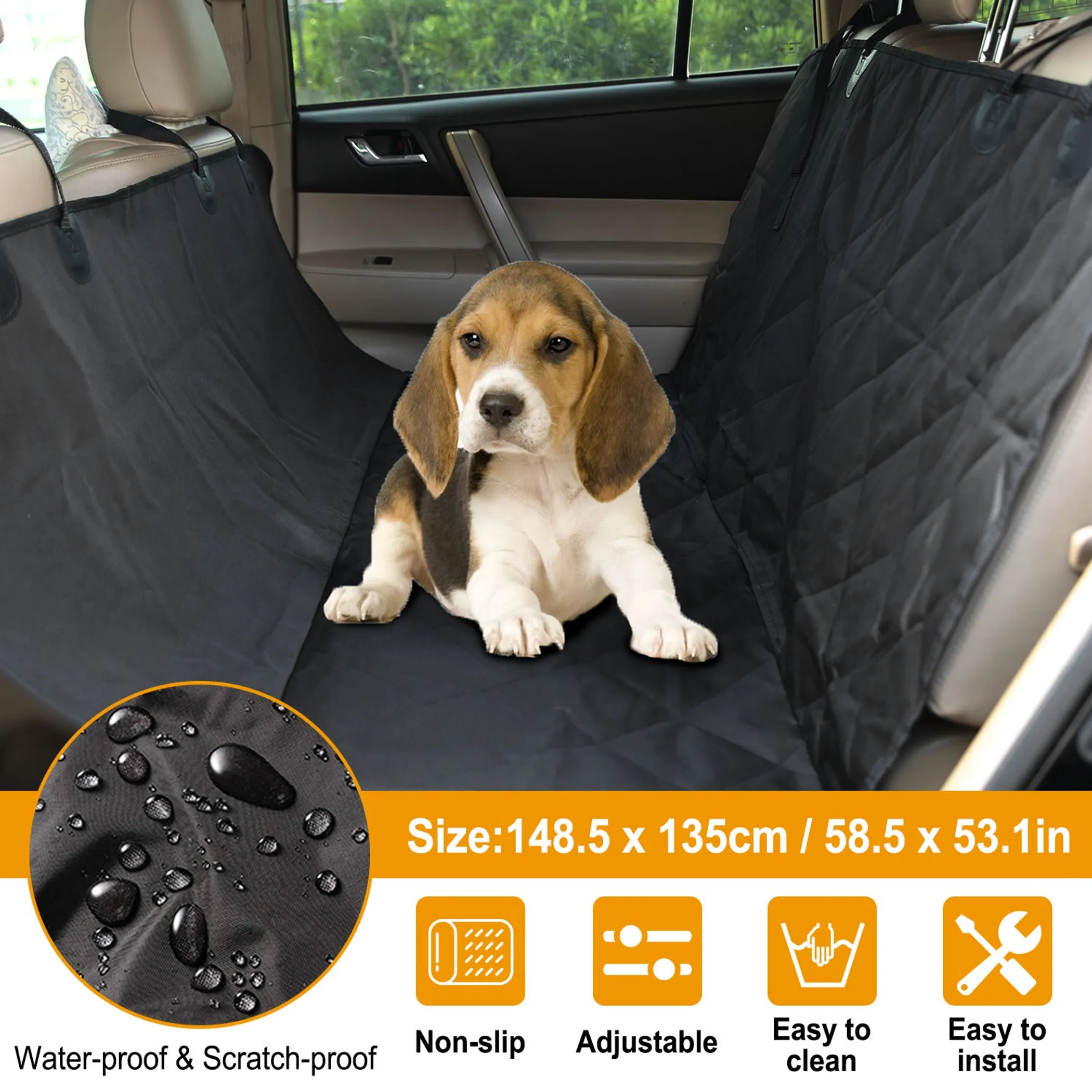 Waterproof Dog Car Seat - Image 2