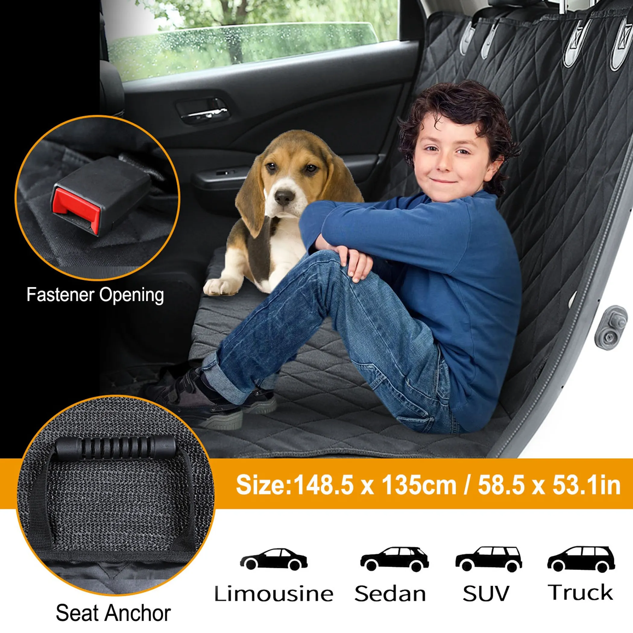 Waterproof Dog Car Seat - Image 4