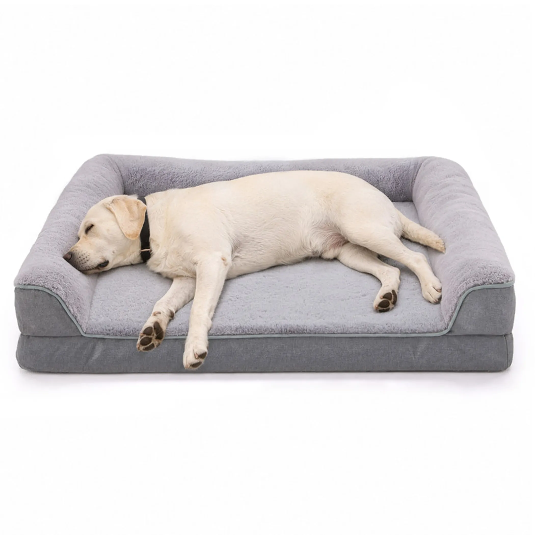 LFC PETS Orthopedic Bolster Dog & Cat Bed - Image 2